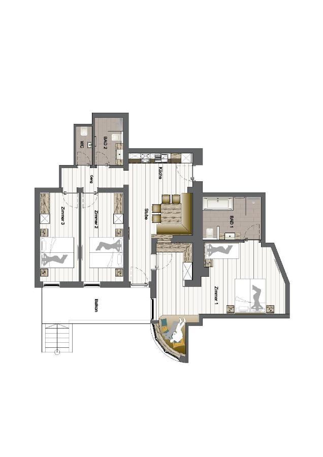 Hotel-Appartement Ferienhof جيرلوس المظهر الخارجي الصورة